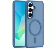 TFO Telforceone Tamsiai mėlynas matinis dėklas, skirtas „Samsung Galaxy A16 4G / A16 5G / A17 4G / A17 5G / A18 5G“, su didele skylute.