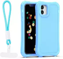 TFO Safepop dėklas su dirželiu, skirtas iPhone 11, mėlynas