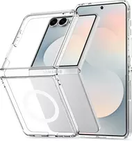 Dėklas TECH-PROTECT FLEXAIR HYBRID MAGSAFE GALAXY Z FLIP 8 SKAIDRUS