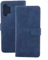 Išmanusis aksominis dėklas, skirtas „Realme 16 Pro Plus 5G“, tamsiai mėlynas