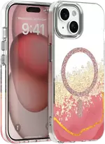 TFO Telforceone Epoksidinės medžiagos „Mag“ dėklas, skirtas „iPhone 13 / 14“ 6,1 colio, rožinis
