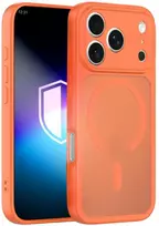 3mk Misty MagCase telefono dėklas iPhone 17 Pro Max / 18 Pro Max, oranžinis