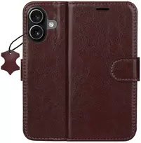 TFO Telforceone „Smart Luxe“ odinis dėklas, skirtas „iPhone 16 6,1“; rudas