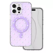 TFO Telforceone „Bubble Dots Mag“ dėklas, skirtas „iPhone 16 Pro Max 6,9“; violetinis