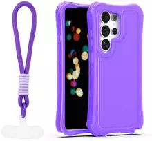 TFO „Safepop“ dėklas su dirželiu, skirtas „Samsung Galaxy S26 Ultra“, violetinis