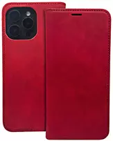 TFO Telforceone Išmanusis zomšos dėklas Motorola Edge 70 Fusion, raudonas
