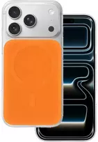 Toptel Tel Protect Glossy Magsafe dėklas skirtas Apple iPhone 15 Pro oranžinės spalvos