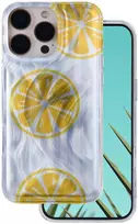 TFO Telforceone Itin madingas vasarinis dėklas, skirtas „Motorola Edge 70 Fusion“, citrinos spalvos.
