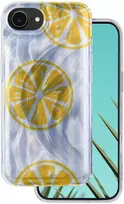 TFO Telforceone Itin madingas vasarinis dėklas, skirtas „iPhone 16e / 17e“ citrininės spalvos