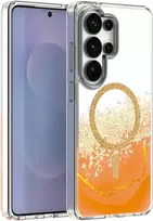 TFO Telforceone Epoksidinės medžiagos „Mag“ dėklas, skirtas „Samsung Galaxy S25 Ultra“, oranžinis