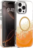 TFO Telforceone „Epoxy Mag“ dėklas, skirtas „iPhone 16 Pro Max 6,9“; oranžinis