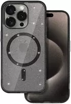 Toptel Tel Protect Glitter Magsafe dėklas skirtas Samsung Galaxy S26 Ultra juodos spalvos clear