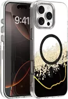 TFO Telforceone „Epoxy Mag“ dėklas, skirtas „iPhone 16 Pro Max 6,9“; juodas