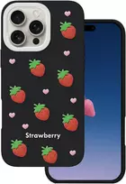 TFO Telforceone Braškių spalvos dėklas, skirtas „iPhone 16 Pro Max 6,9“; juodas