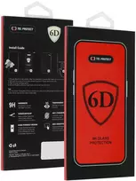 Tel Protect Topt Full Glue 6D Apsauginis stiklas skirtas Xiaomi Redmi Note 12 4G/5G Juodas