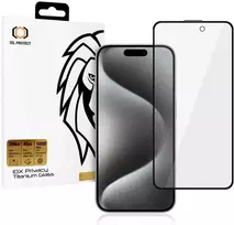 Tel Protect Apsauginis stiklas 10X Privacy Titanium skirtas Apple iPhone 15 Pro Max