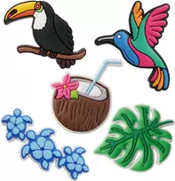 TFO Tropical 3D lipdukų rinkinys su tropiniais paukščiais (5 vnt.)