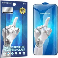 Borofone Apsauginis stiklas BF6 Diamond Armor Full Screen HD skirtas Apple iPhone 15/16 – 10 vnt