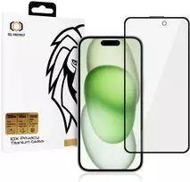 Tel Protect Apsauginis stiklas 10X Privacy Titanium skirtas Apple iPhone 15