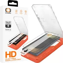 Grūdintas stiklas Tel Protect Dust-Free Easy Fit HD Titan skirtas Samsung Galaxy S25 Ultra juodas (with fingerprint unlock)