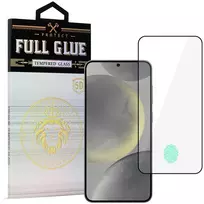 Toptel Topt Apsauginis stiklas HARD Full Glue 5D skirtas Samsung Galaxy S24 Juodas (with fingerprint unlock)