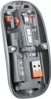 Cliptec pelė kompiuteriui Transparent RZS630 Optinė belaidė 1600DPI