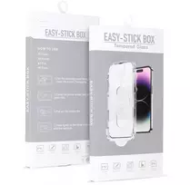 Fusion Accessories Topt Apsauginis stiklas Full Glue Easy-Stick Box skirtas Apple iPhone 15 Pro Max Juodas
