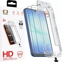 Grūdintas stiklas Tel Protect Dust-Free Easy Fit Full Glue 6D skirtas Samsung Galaxy A16 4G/5G juodas – 2 vnt