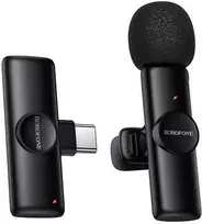 Borofone Lavalier belaidis mikrofonas BFK16 Winner C tipo juodas