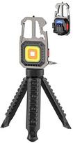 Toptel Topt Mini žibintuvėlis LED raktų pakabukas W5138 Type C with 4 screwdriver bits and tripod