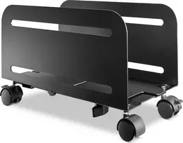 Laikiklis do komputera InLine® PC-Trolley, Rolling support for computer cases, max 10kg, juodas