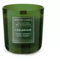Mondex Kvapioji žvakė stiklinėje WOOD 150g DARWOOD sojų