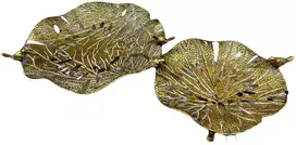 Mondex 2 metalinių padėklų rinkinys 42x38x10/32x29x9cm