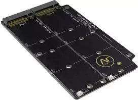 Argon40 Argon ONE V5 Dual M.2 NVMe – plokštė su 2 M.2 NVMe lizdais, skirta Raspberry Pi 5