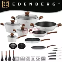 EDENBERG akmens masės 23 dalių puodų rinkinys EB-5603