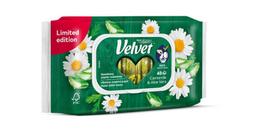 POPIER TUALET VELVET DRĖGNAS RAMUNĖLIŲ 48vnt
