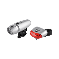 Rankinės ir Galvos LED žibintuvėliai // Bicycle lights // Komplet świateł do roweru