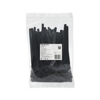 Qoltec Reusable Self-locking cable tie | 7.2*150 mm | Nylon UV | Black