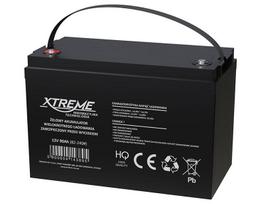 Akumuliatoriai ir baterijos // 12V, 6V, 4V akumuliatorius švino-rūgšties hermetiškas AGM VRLA // 82-240# Akumulator żelowy 12v 90ah xtreme 215x170x330mm