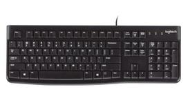 Logitech K120 Wired Keyboard USB-A US Int, Black
