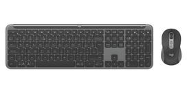 Logitech Signature Slim Combo MK950 for Business Wireless Keyboard + Mouse, US Int, Graphite