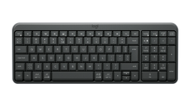 Logitech K250 Compact Wireless Keyboard, Bluetooth, US Int, Graphite