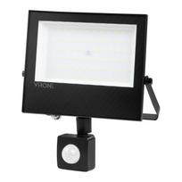 Įrankiai ir matavimo prietaisai // Įrankių, priedų naujienos // NIVALIS LED naświetlacz z PIR 50 W, 4000 lm, IP44, 4000 K