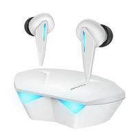 AWEI Bluetooth 5.0 T23 TWS Headphones + Gaming Dock, White/White