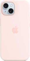 APPLE iPhone 15 Silicone Case with MagSafe, Pink (MT0U3ZM/A)