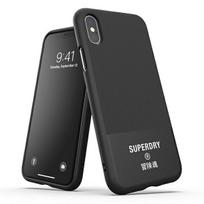 SuperDry Moulded Canvas iPhone X/Xs Case, black, 41544
