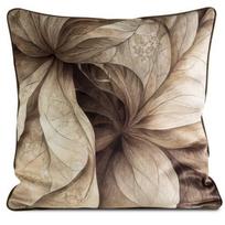 Dekoratyvinės pagalvėlės užvalkalas Sylvia, ruda sp./smėlio sp., 60 cm x 60 cm