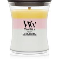 Woodwick Trilogy Floral Blossoms kvapioji žvakė medinė dagtis 275 g