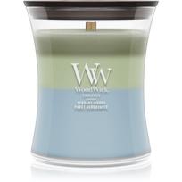 Woodwick Trilogy Verdant Woods kvapioji žvakė medinė dagtis 275 g