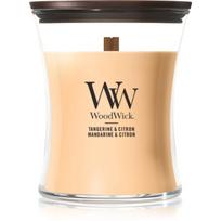 Woodwick Tangerine & Citron kvapioji žvakė medinė dagtis 275 g